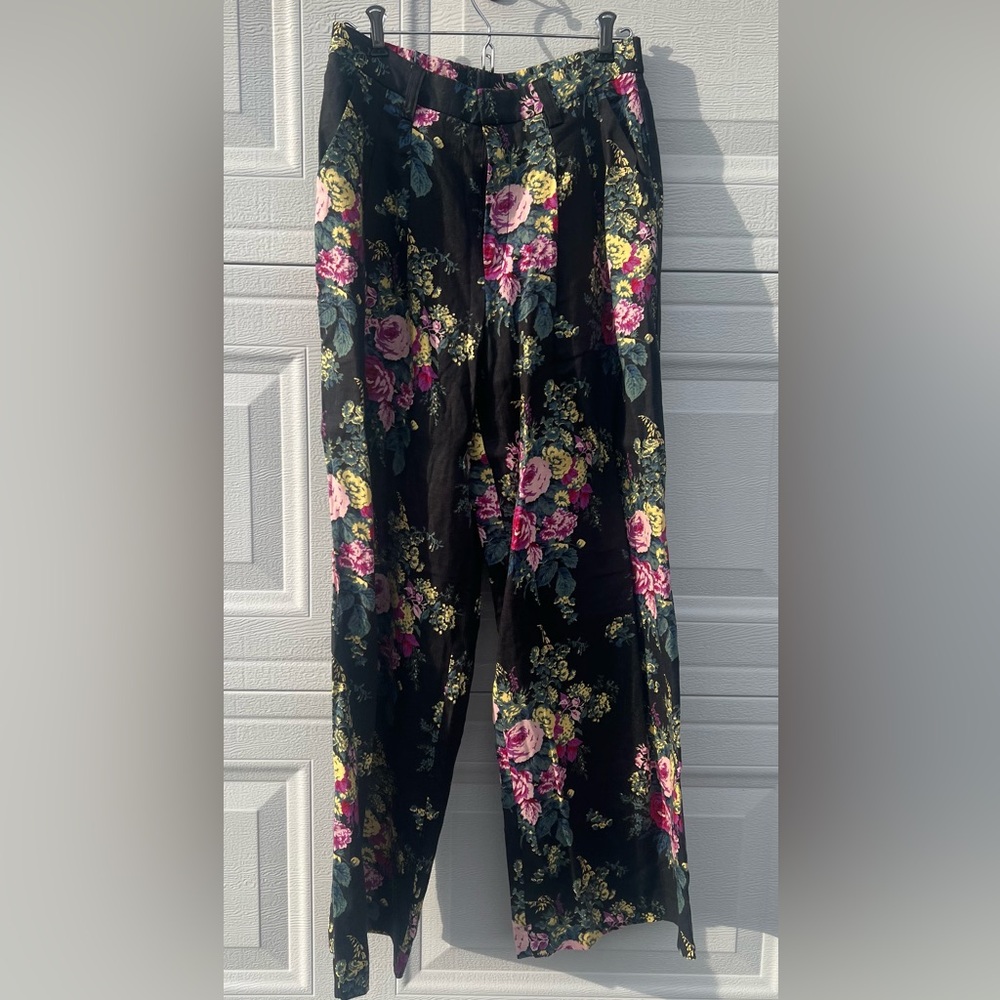 NWT MAEVE Anthropologie Avery Wide-Leg Trousers Size Small - Picture 3 of 5